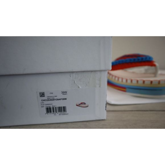 Chloe C22U620Y2 Women’s Sz 39 / US 9 Multicolor Lou Flat Platform Sandals $595 - Picture 12 of 12